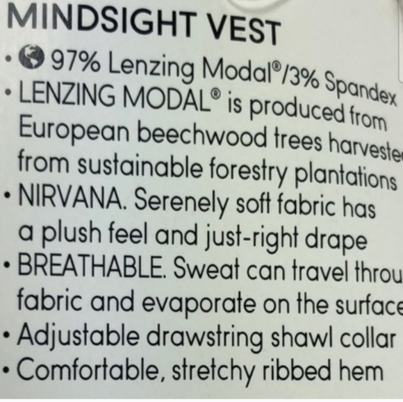 Athleta Mindset Vest white size xs - EUC - Picture 3 of 3